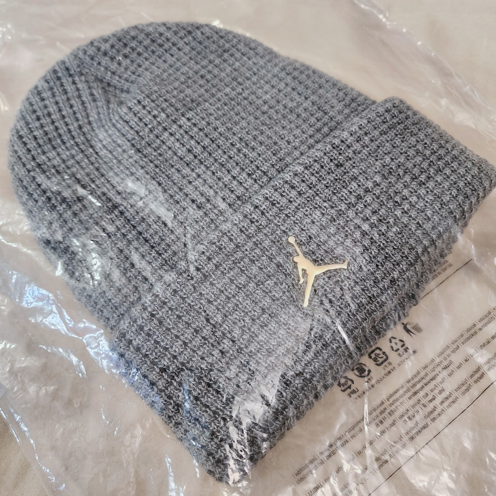 Jordan Beanie Utility Metal JM - Men's | Size NS — GRAY